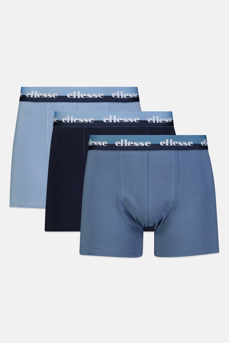 Ellesse Men 3 Pack Brand Logo Boxer Briefs, Multicolor - Image 1